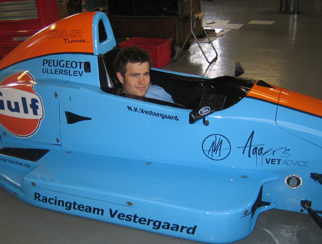 Nils K. Vestergaard avancerede til 2. pladsen i FFB-mesterskabet 2009.